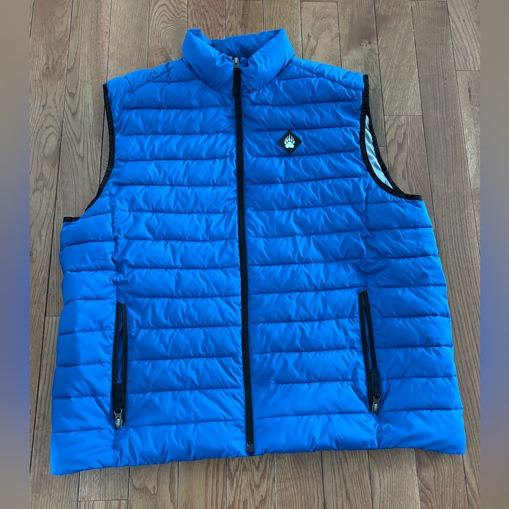 Duluth Trading Co Alaskan Hardgear Men’s XL Blue Quilted Vest